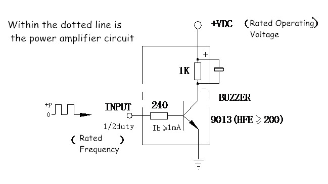 Piezo Buzzer Schematic 4048